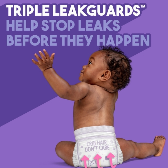 Luvs Pro Level Leak Protection Diapers Size NB (2 pack) 80 totals Diapers - Picture 2 of 4